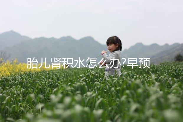 胎兒腎積水怎么辦?早預(yù)防早治療才不會貽誤病情